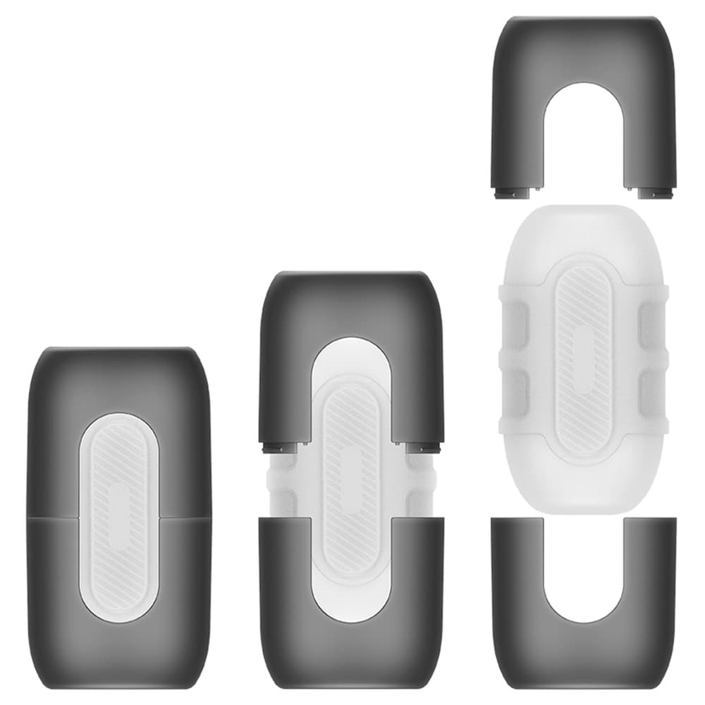 Masturbator elastyczny wielokrotnego użytku. Dwustronna pochwa do penetracji.