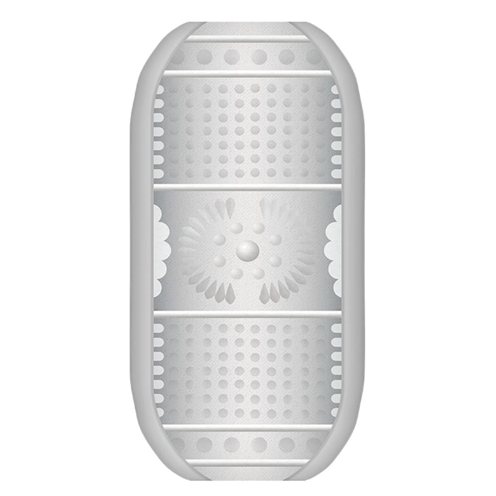 Masturbator elastyczny wielokrotnego użytku. Dwustronna pochwa do penetracji.